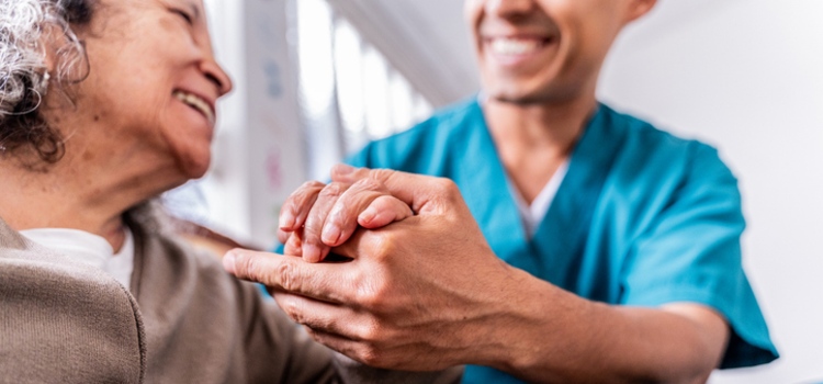 caregiver with resident long term care near syracuse ny centers of excellence